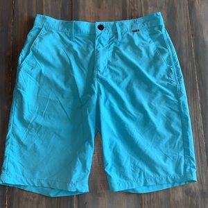 Light Blue Hurley Active Shorts (Nike Dri-Fit))